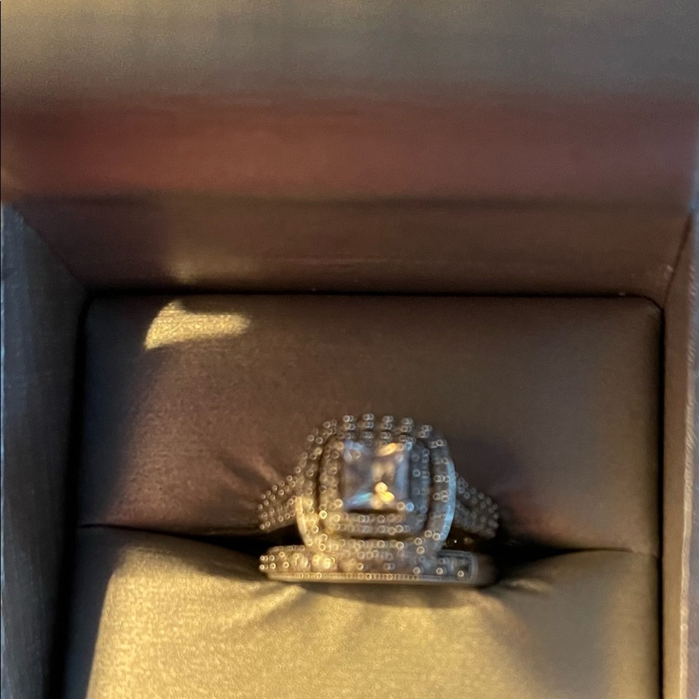 Size 7 CZ wedding set